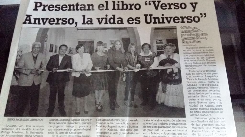 Libro «Verso y Anverso la Vida es Universo» Xalapa – México 2016