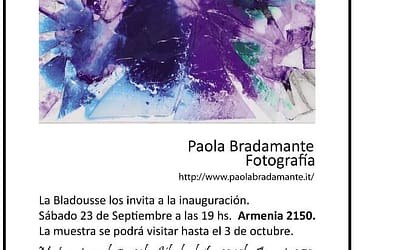Muestra fotográfica La Bladousse. Buenos Aires 2017